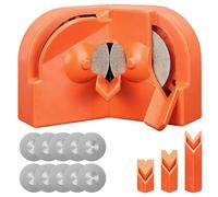 Carrttline Drill Bit Sharpener Multipurpose Grinding, Electric Impact Drill Knife Sharpener,Disposable Double-Sided Polishing A