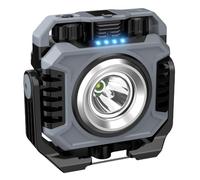 Carrttline LED Work Light, 5000mAh IP66 Waterproof Worklight COB Magnetic Outdoor Camping Tent Light for Emergency, Repair