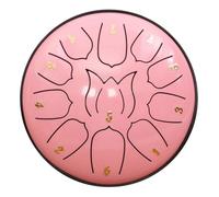 Carrttline Pink 10-Inch 11-Tone Outdoor Rain Drum, Garden Rain Drum, Rain Chakra Drum, Ethereal Drum, Hand Drum
