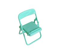 Carrttline Steve Cute Little Chair Mobile Phone Holder Desk Foldable Phone Stand Cell Phone Stand Holder for Desk Green