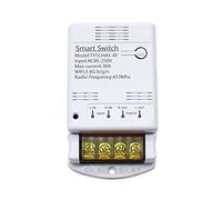 Carrttline Tuya WiFi 30A Relay Module 85-250V Smart Switch DIY 433MHZ Controller APP Voice Relay Timer Remote Control