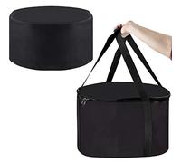 Carry Bag and Cover for Outland Firebowl 863 864 Cypress Outdoor Portable Propane Gas Fire Pit, 21 Inch Dia, Water-Resistant