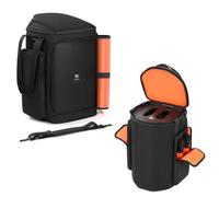 Carry Bag Compatible with JBL Professional EON ONE Compact Portable Speaker | Travel Tote Bag with Zipper Access, Shoulder Strap & Multiple Pockets For Headphone, Cord, Microphones and Accessories