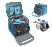 Carry Bag for Bissell SteamShot Steam 39N7V/39N7A Cleaner, Handheld Steam Cleaner attachments, Adjustable Compartments Large Storage Bag for bissell steamshot accessories, Bag Only (Gray & Blue)