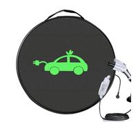 Carry Bag for Ev Charger Cable - Oxford Cloth Jumper Cable Bag Storage | Ev Charger Cables Storage Case, Waterproof Flame Retardant Organizer for Electric Car Chargers Cables and Tools