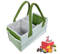 Carry Case Box Carry Case Box Storage Carrier with Handle & Side Net Pocket Carrying Bag for Starter Set Accessories Figures (Green)