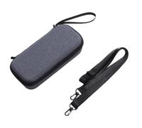 Carry Case for DJI Osmo Pocket 4Pro Standard Shockproof EVA Hard Shell Adjustable Strap Sling Pouch Bag (Black with Shoulder Strap)