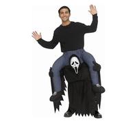 Carry Me Ghost Face Fancy Dress Costume - Adult One Size