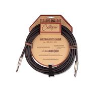 Carry-on 6m (20ft) Instrument Cable Straight ¼” Jack to Straight ¼” Jack for Bass/Electric Guitar/Electro-Acoustic/Keyboard/Amp