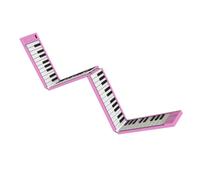 Carry-on FP-88 Pink Portable Folding 88 Key Digital Piano USB MIDI Controller with Rechargeable Battery