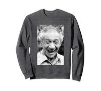 Carry On Actor Sid James 1972 Sweatshirt, Adult Unisex, Dark Heather Grey, X-Large