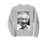 Carry On Actor Sid James 1972 Sweatshirt, Adult Unisex, Heather Grey, Large