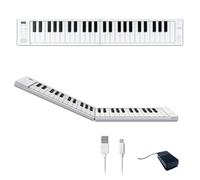 Carry-On 49 Key Folding Piano - White