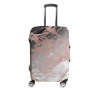 Carry on Luggage Cover Marble Color Rose Gold Suitcase Covers for Luggages Tsa Approved Travel Luggage Sleeve Protector Elastic Suitcase Protector Anti-Scratch Washable Fits 19-30 Inch Case -M