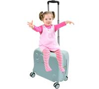 Carry On Luggage Kids Cute Portable Travel Suitcase Little Carry On Luggage | Multipurpose Lightweight Hard Case Side Handle Smooth Wheels for Children Travel Suitcase, Child Carry-On Suitcase, Cl