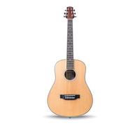Carry-on Mini Acoustic Guitar, 3/4 Size, Travel, Education, Steel String, Natural
