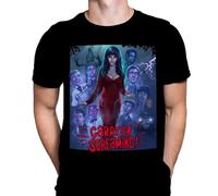 Carry ON Screaming - Movie Poster Art - T-Shirt Horror Comedy Carry On Team Black XXL