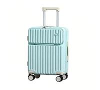 Carry on Suitcase 20 Inch ABS PC Hardshell Spinner Luggage with TSA Lock Laptop Compartment 4 Wheels Lightweight Cabin Approved Hand Luggage (Mint Green,28-inch)