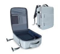 Carry-On Travel Backpack Waterproof USB Charging Port Fits 15.6 In Notebook