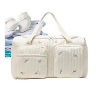 Carry on Travel Bag - Multi-Pocket Adjustable Strap,Fashion Diaper Pouch Travel Bag - for Picnic Camping Hiking Climbing Fishing Hotel Hospital Daily Mother Parent