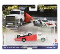 Carry on Truck + Porsche 906 Carrera 6 - #82 - - HOT WHEELS 1:64