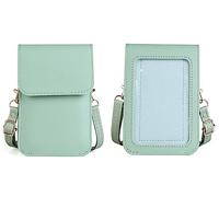 Carry pouch with a transparent window and pocket for Freestyle Libre 2 / Libre 3 / Libre 14 day (All Models), Green