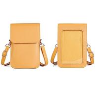 Carry Pouch with Transparent Window and Pocket for Freestyle Libre 2 / 3 / 14 Day, Yellow