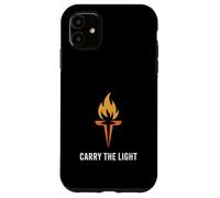 Carry The Light Christian Faith Torch Mission Identity Case for iPhone 11