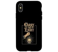 Carry The Light Rustic Lantern Path Glow Lantern Enthusiasts Case for iPhone X/XS