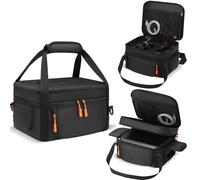 Carrying Bag Compatible with ECOFLOW River 3, Portable Power Station Generator Case with Shoulder-strap & Hanlde, Protective Waterproof Cover with Pocket for Travel Camping Charging Accessories