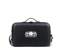 Carrying Bag for DJI Neo 2 ccessories Storage Protective Case Hard Shell Cover Vlogging Action Camera Accessory Fly More Combo Storage Case (Black with Patterns)
