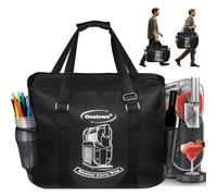 Carrying Bag for Ninja Slushie Machine FS301/FS301C/FS299/FS300 - Portable Outdoor Travel Bog, Large Accessory Pocket & Waterproof, Ninja Slushie Machine Carrying Bag for Frozen Drink Maker (Black)