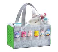 Carrying Bag for Toniebox Starter Set and Accessories, Felt Organizer Bag for Tonies Figurine and Toniebox Travel Tonies Carry Case with Handle for Toniebox & Accessories (Grass Green)