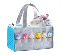 Carrying Bag for Toniebox Starter Set and Accessories, Felt Organizer Bag for Tonies Figurine and Toniebox Travel Tonies Carry Case with Handle for Toniebox & Accessories (Blue)