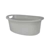 Carrying Basket Washing Up Bowl with Handles Plastic Tub Laundry Storage 40L HQ