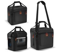 Carrying Case Compatible with Anker SOLIX C1000/C1000 Gen 2/C800/C800 Plus, Portable Power Station Bag with Shoulder Strap, Portable Generator Cover Compatible for Outside (Black, without wheels)