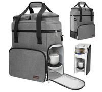 Carrying Case Compatible with Baby Brezza Formula Pro Advanced Formula Maker,Portable Formula Mixer Travel Organizer Bag with Shoulder Strap and Storage Pockets for Bottles,Baby Essentials