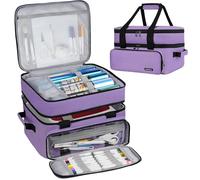 Carrying Case Compatible with Cricut EasyPress 2/Cricut EasyPress3 (9"x9",10"x10",12"x10"),Double-Layer Heat Press Machine Storage Bag Fits for Htvront(10"x10"),Tools and Accessories,Easy Press Mat