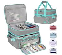 Carrying Case Compatible with Cricut EasyPress 2/Cricut EasyPress3 (9"x9",10"x10",12"x10"),Double-Layer Heat Press Machine Storage Bag Fits for Htvront(10"x10"),Tools and Accessories,Easy Press Mat