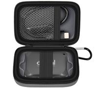 Carrying Case Compatible with Crucial X10/ X9 Pro 4TB/ 2TB/ 1TB Portable SSD, External Solid State Drive Hard Storage Holder Bag Fits for USB-C Cable (Box Only) (Dark-Grey)