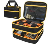 Carrying Case Compatible with Klein Tools ET310 AC Circuit Breaker Finder & RT250 GFCI Outlet Tester & Electrical Test Kit,Circuit Tester Storage Organizer Fits for Digital Multimeter,Clamp Meter