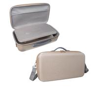 Carrying Case Compatible with Liene PixCut S1 Sticker Printer, Shockproof, Waterproof, with Shoulder Strap, Portable Storage for Travel & Home Use (Khaki)