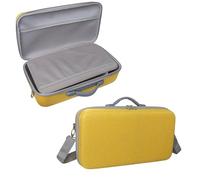 Carrying Case Compatible with Liene PixCut S1 Sticker Printer, Shockproof, Waterproof, with Shoulder Strap, Portable Storage for Travel & Home Use (Yellow)