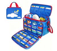 Carrying Case Compatible with Little Tikes Story Dream Machine Books and Headphones,Projector Story Books Storage Bag for Little Tikes Storybooks and Character,with Handle and Shoulder Strap (Blue)