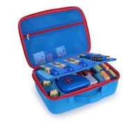 Carrying Case Compatible with Little Tikes Story Dream Machine Books Starter Set and Character, Kids Toys Protective Storage Waterproof Portable Case, Loose-Leaf Extra Storage (Blue, Box Only)