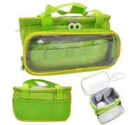 Carrying Case Compatible with Toniebox 2 & 1 Starter Set, Cute Travel Storage Bag with Zip and Adjustable Strap for Toniebox Accessories (Bag Only)