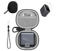Carrying Case for Anker Laptop Charger Pro 2026 with 2 Screen Protectors | Protective storage case with soft lining, mesh pocket and pull strap for organized everyday carry.Black