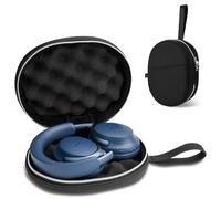 Carrying Case for Bose QuietComfort Ultra Headphones (2nd Gen),PU Leather Protective Carrying Case, Portable Travel Storage Bag with Wrist Strap | Anti-scrathes&Shockproof,Blcak