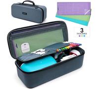 Carrying Case for Cricut Joy and Cricut Easy Press Mini with Cutting Mat 3 Mats, Cutting Mat for Cricut Joy Cutting Writing Machine 4.5"X12"inch Portable Storage Bag for Craft Pen Set & Basic Tool Set