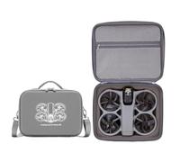Carrying Case for DJI Avata 360 Accessories, Hard Protective Case Travel Bag with Shoulder Strap for Avata 360 Drone and 3 Batteries [one in the drone] (Gray PU)